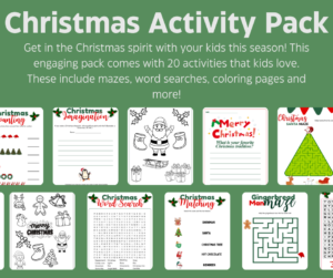 Christmas Activity worksheets pack